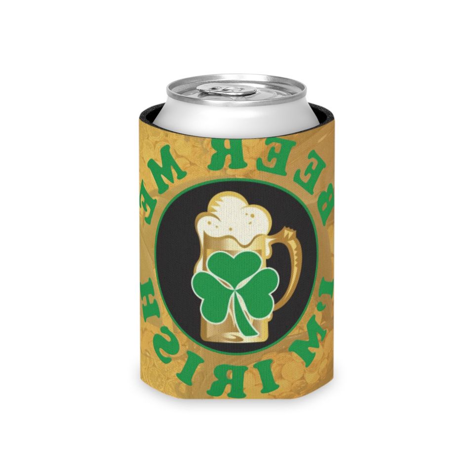 Beer Me I'm Irish Pots of Gold St. Patrick's Day Can Cooler