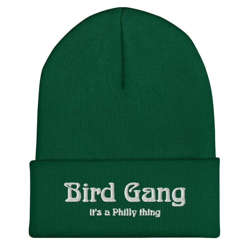 bird gang Philadelphia eaglesCuffed Beanie