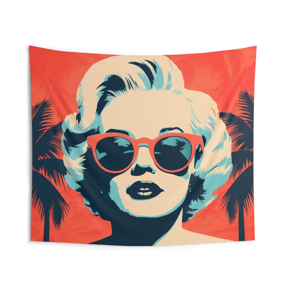 Marilyn Monroe Wall Tapestry, Tapestry Wall Decor, Marilyn Monroe