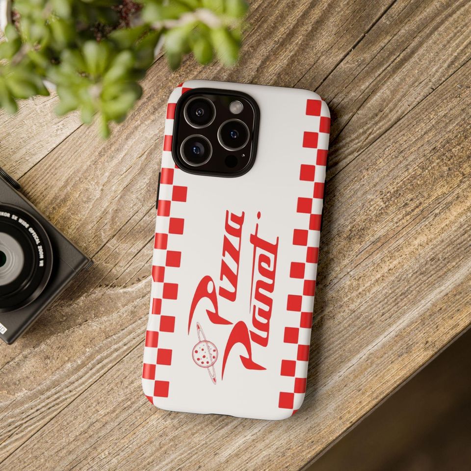 Toy Story Pizza Planet iPhone Case with Buzz Lightyear, Woody, and Alien Design