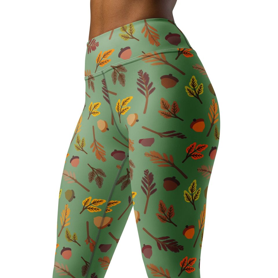 Autumn Holiday Fall Halloween Yoga Leggings