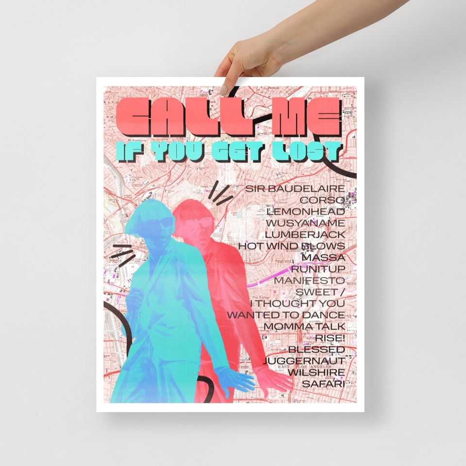 Call Me If You Get Lost Poster | Retro Tyler The Creator Poster