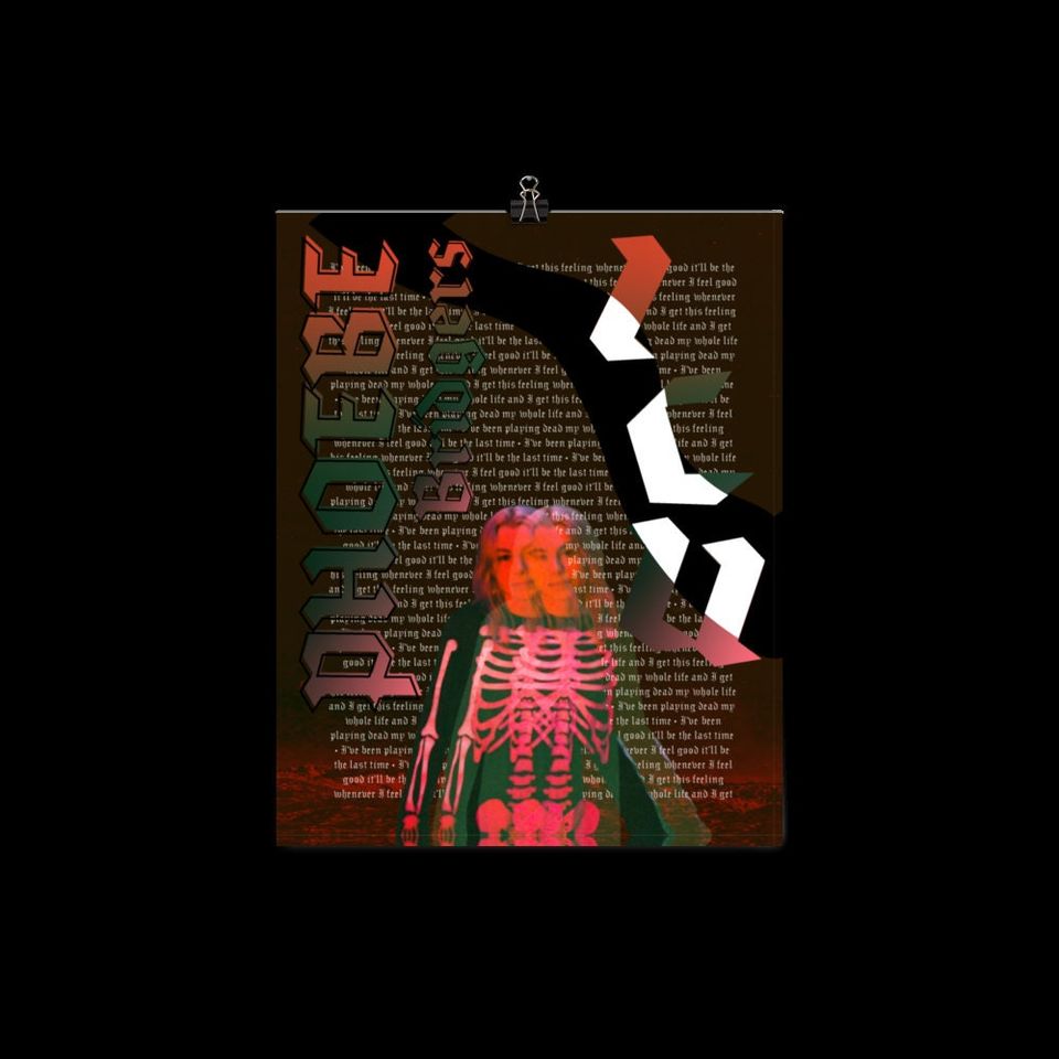 Phoebe Bridgers Poster | Punisher Album Print | Lyric Poster