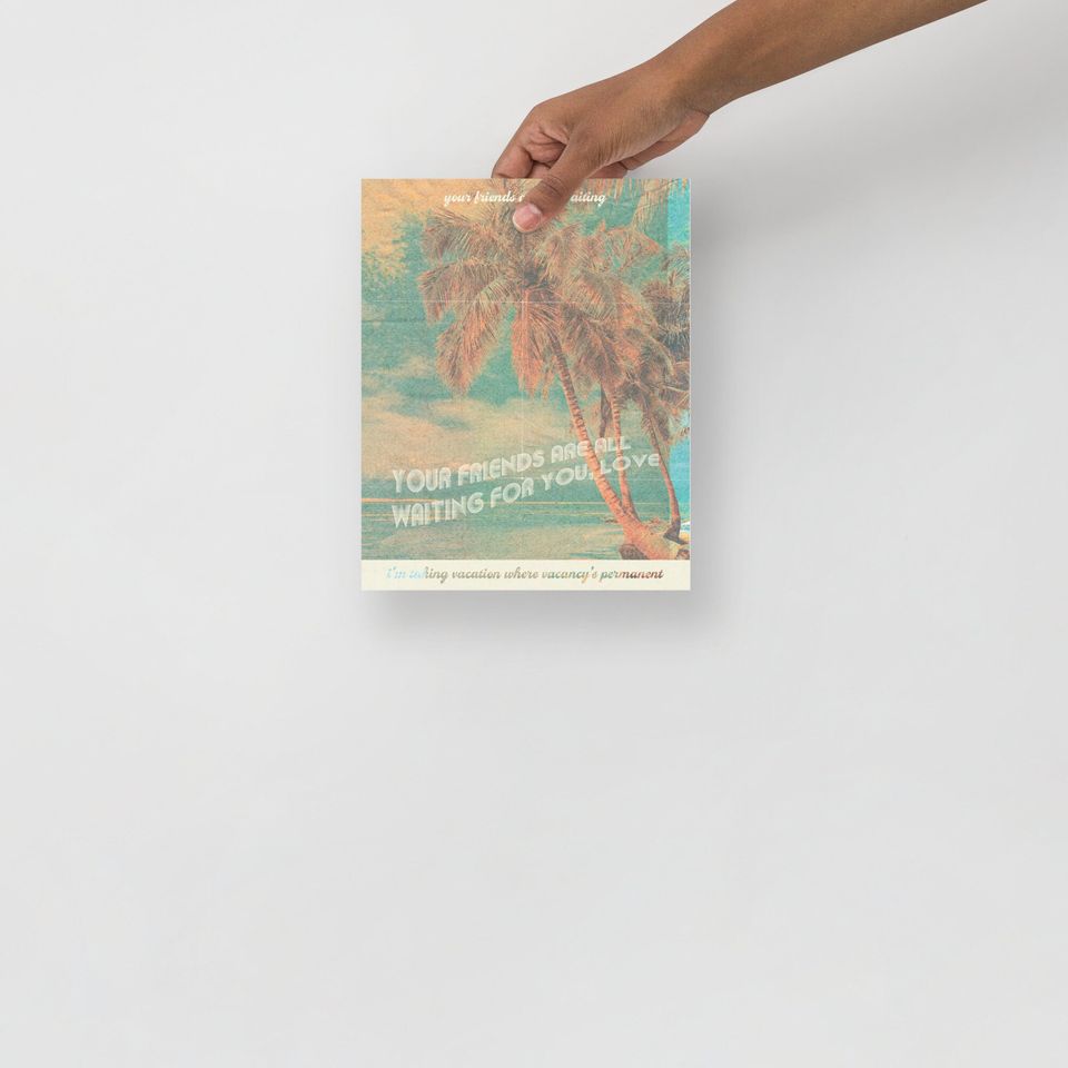 Hippo Campus Poster | Landmark Poster | Vintage Travel Poster