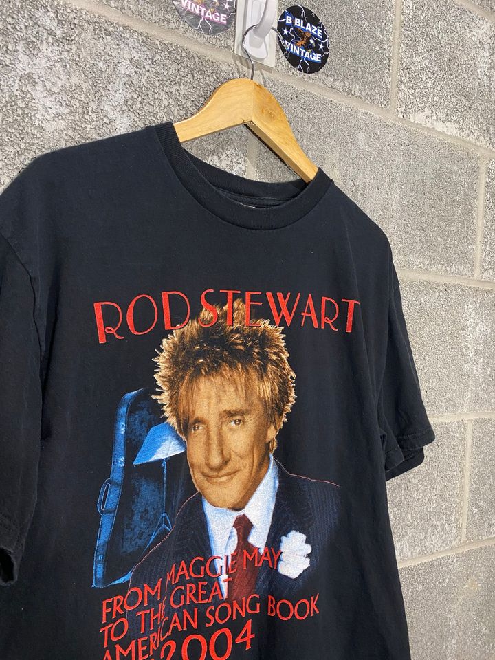 Vintage Y2K 2000s Rod Stewart Tour T-Shirt