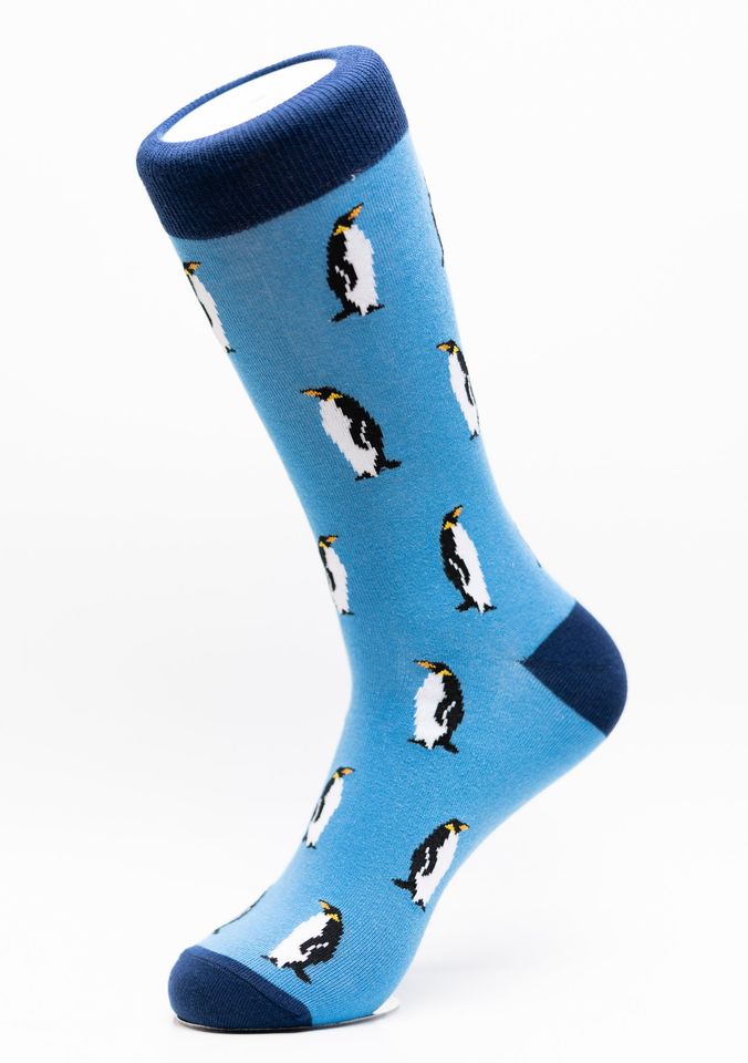 Penguin Crew Socks, Fun and Animal Pattern Socks for Men