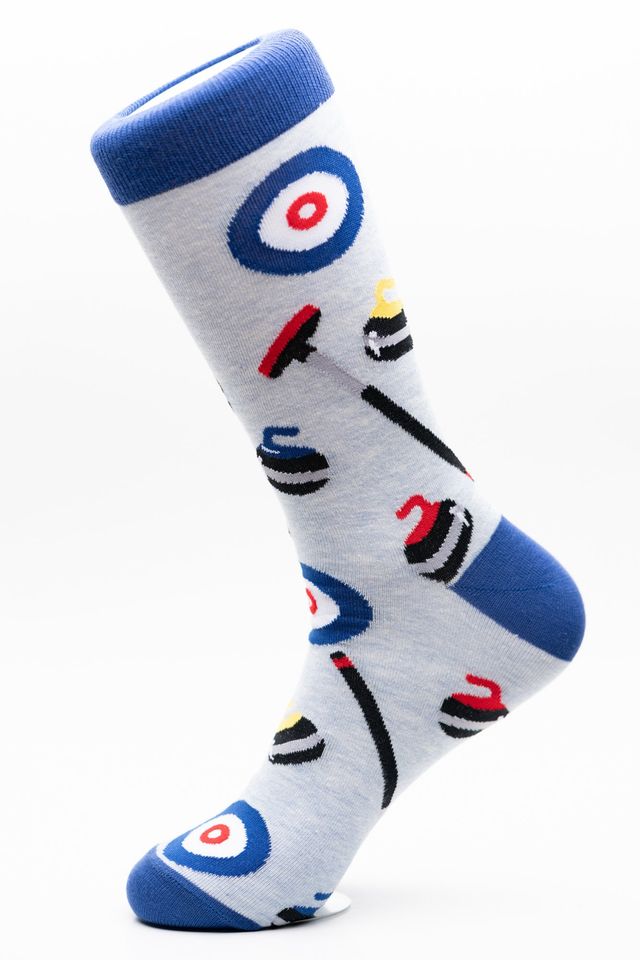 Curling Socks | Fun Socks | Cool Gifts | Crazy Socks | Groom Socks | Funky Socks