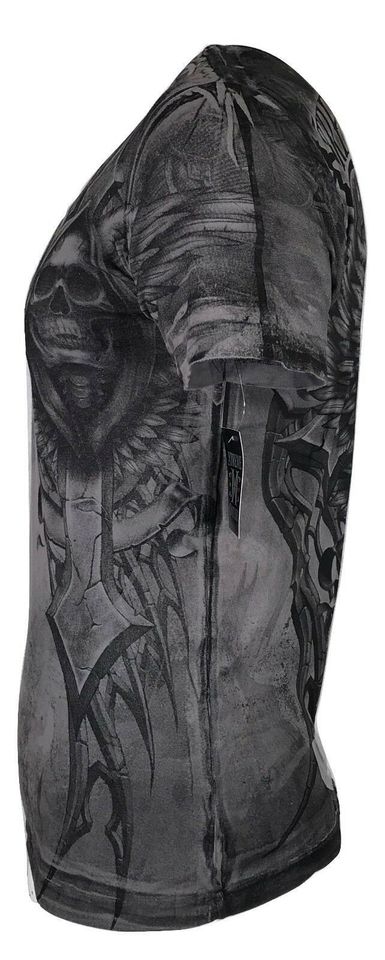 XTREME COUTURE by AFFLICTION Men T-Shirt Last Scream  Biker
