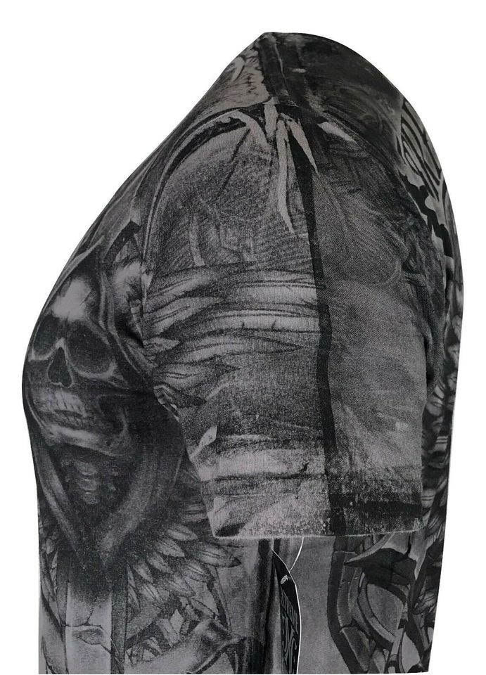 XTREME COUTURE by AFFLICTION Men T-Shirt Last Scream  Biker