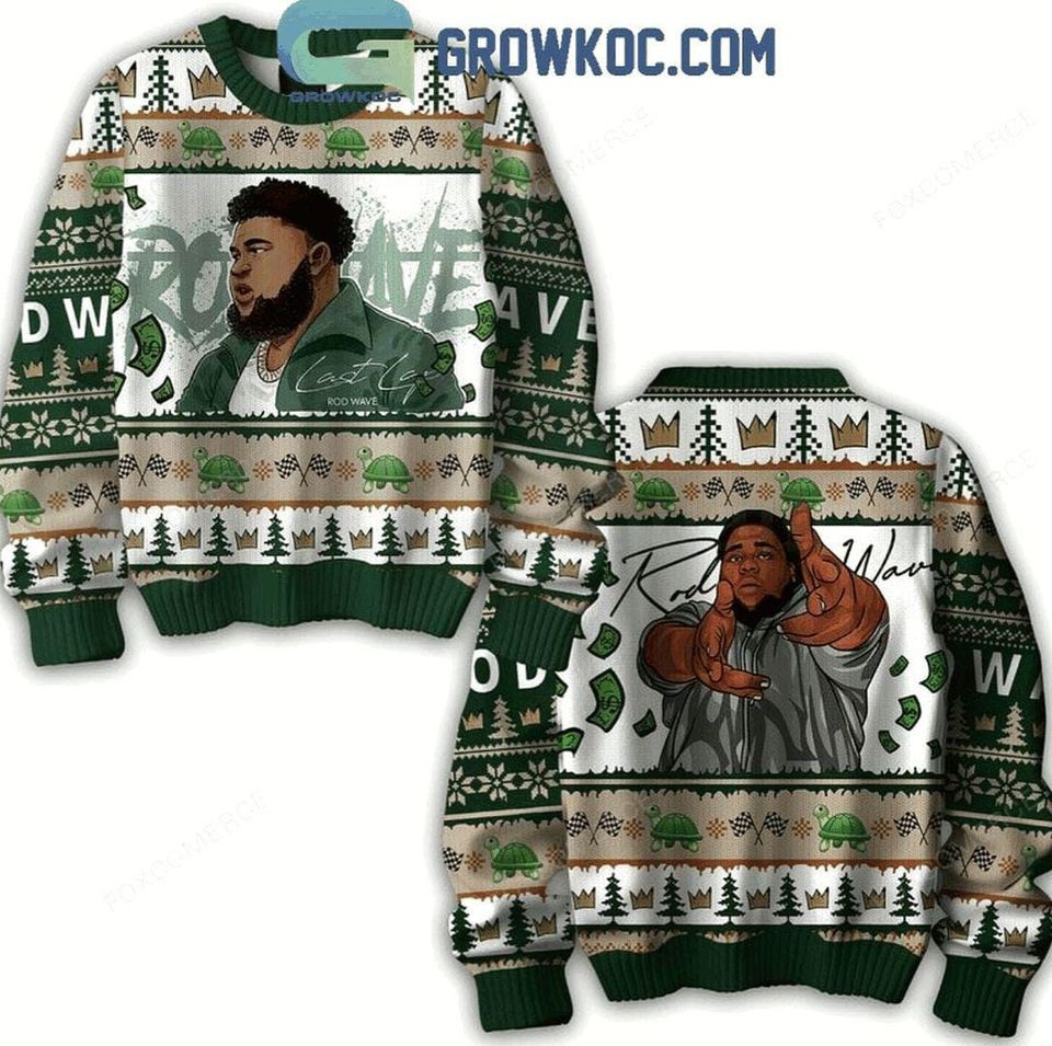 Rod Wave 2025 The Last Lap Christmas Halloween Ugly Sweater