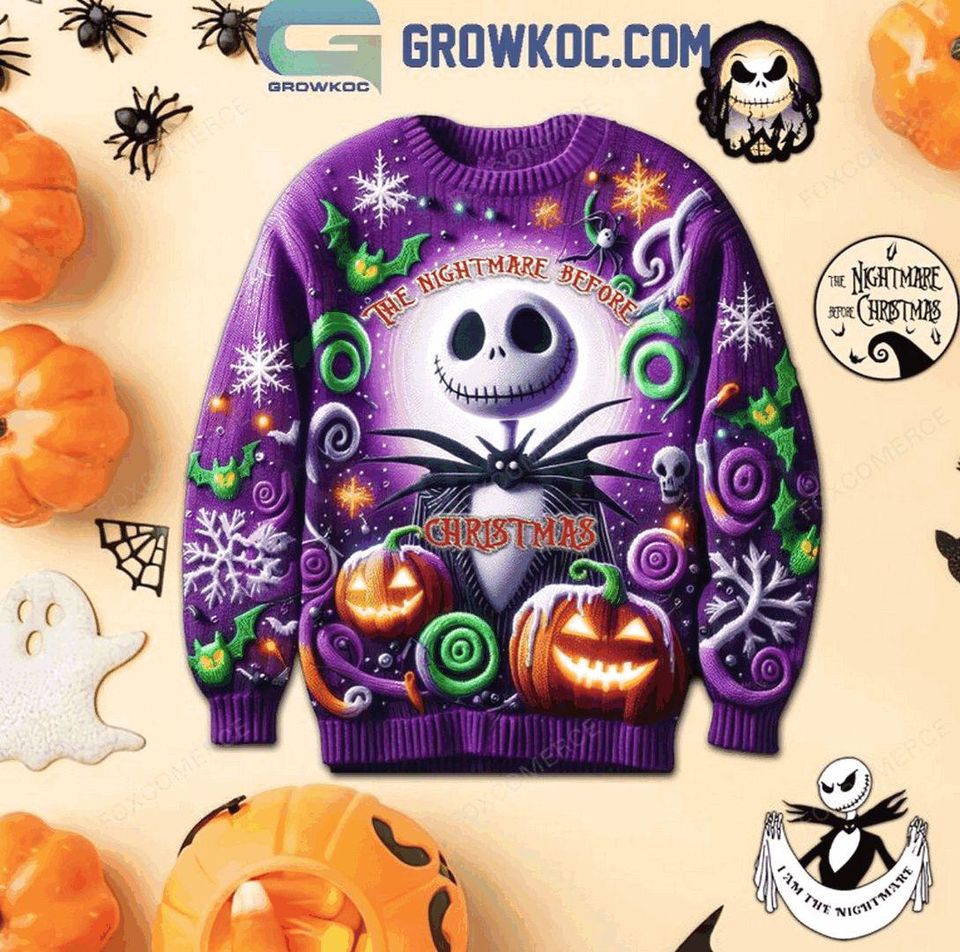 The Nightmare Before Christmas His Sally Her Jack Ugly Sweater