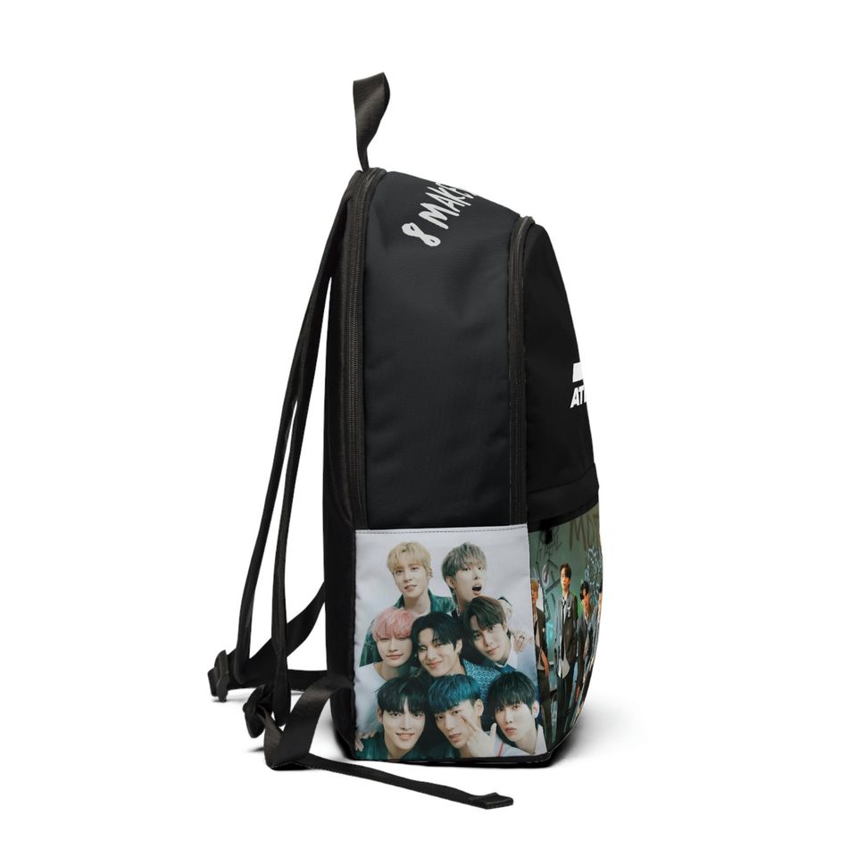 Ateez Fabric Backpack, Kpop Backpack, music lover backpack