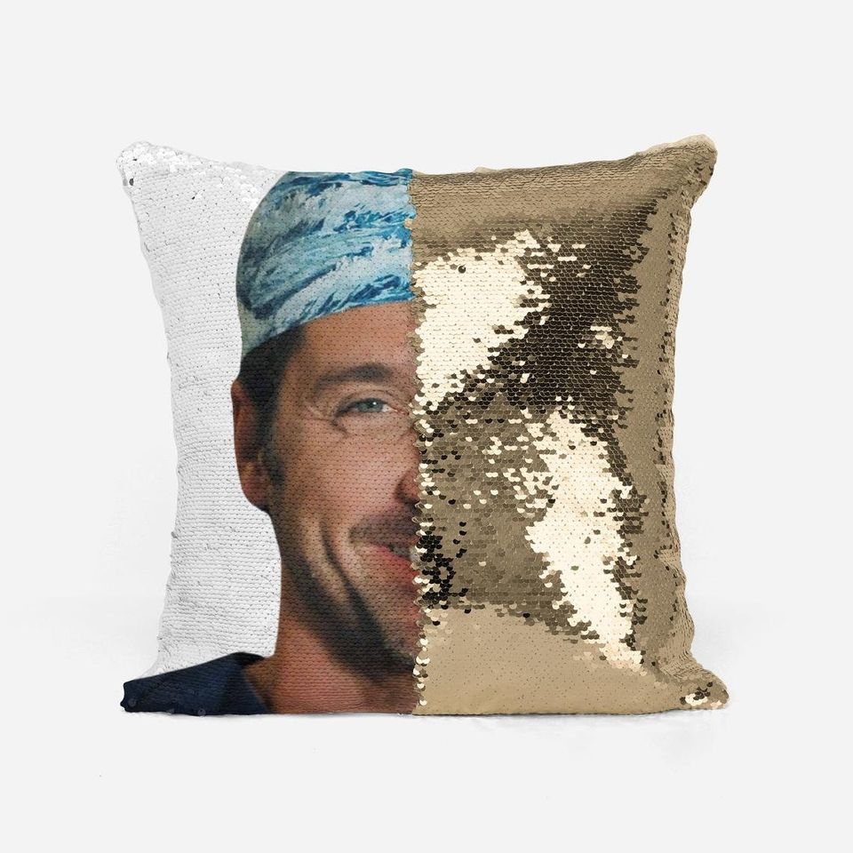 DEREK "MCDREAMY" SHEPHERD - Grey's Anatomy Fan Sequin Pillow