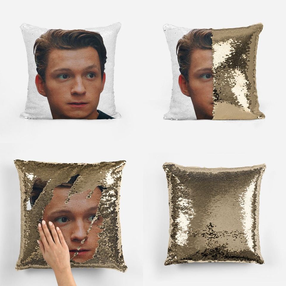 TOM HOLLAND - Fan Sequin PIllow