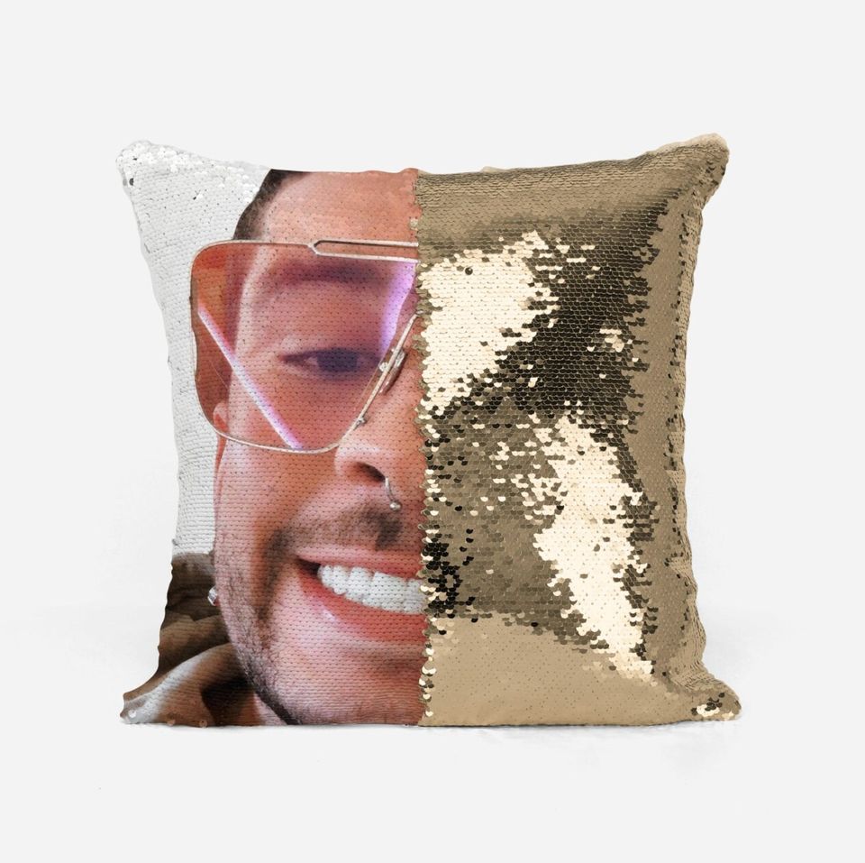BAD BUNNY - Fan Sequin PIllow