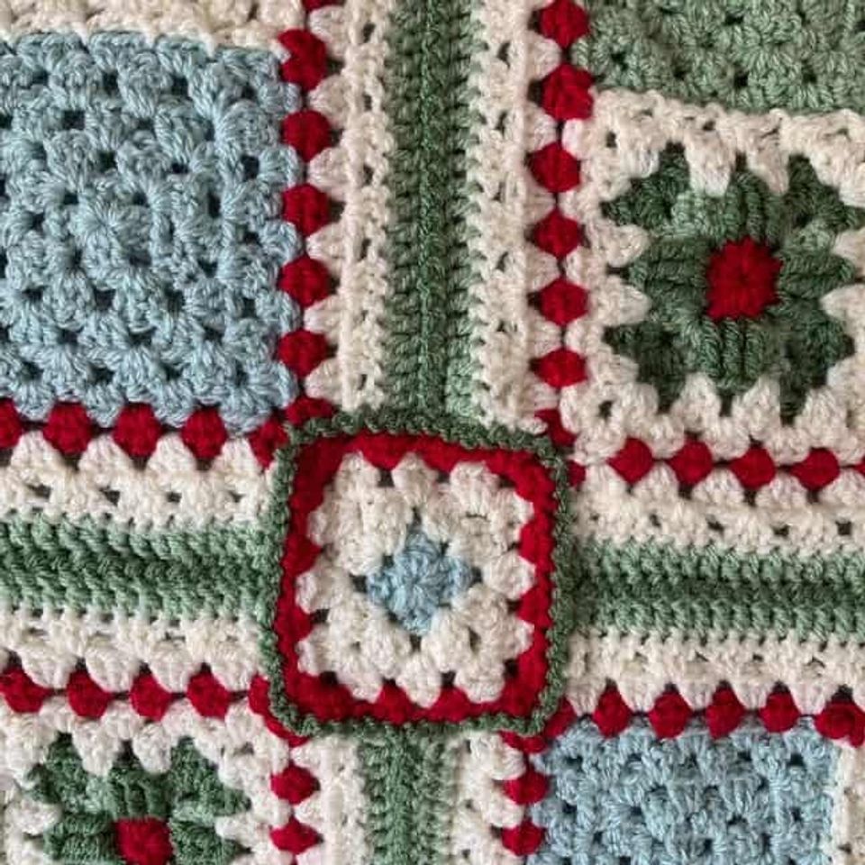 The Noel Nine Patch Blanket Pattern