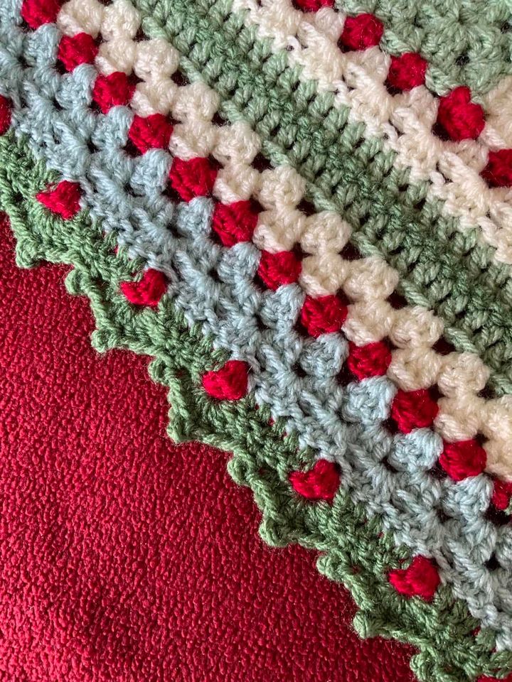 The Noel Nine Patch Blanket Pattern