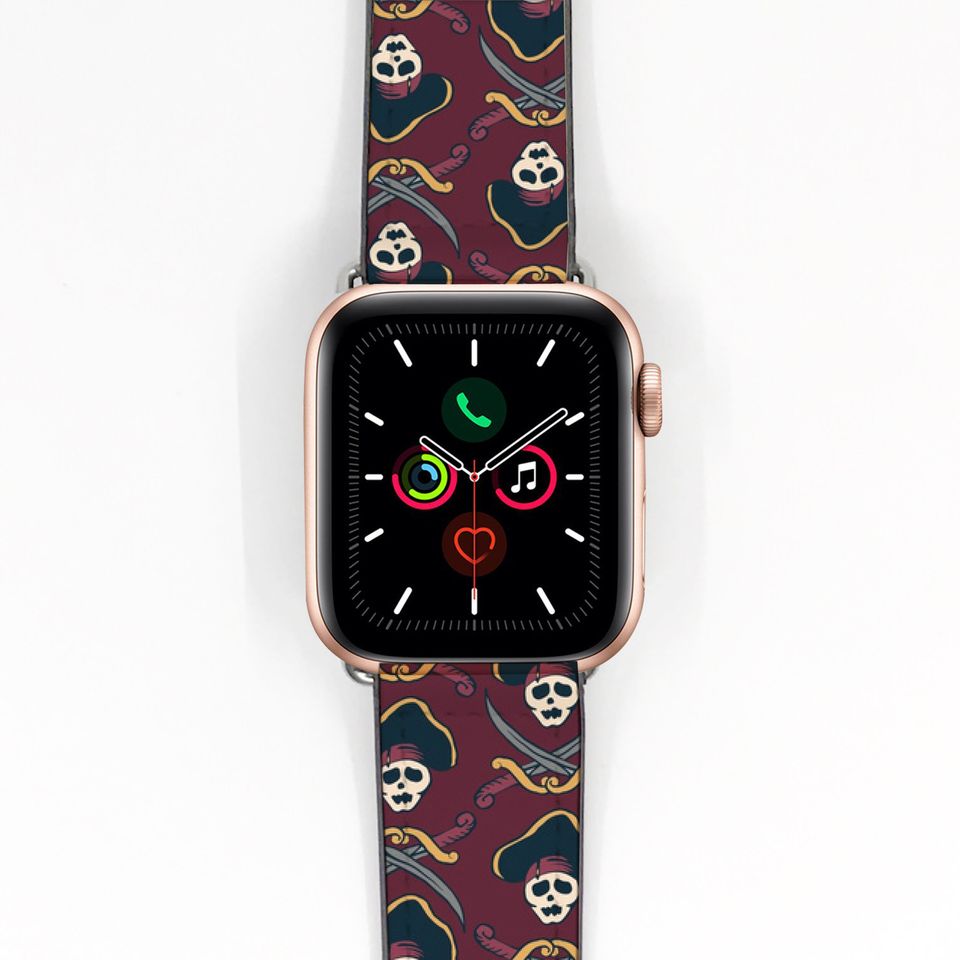 Theme Park Skull Pirates of the Caribbean Apple Watch Band