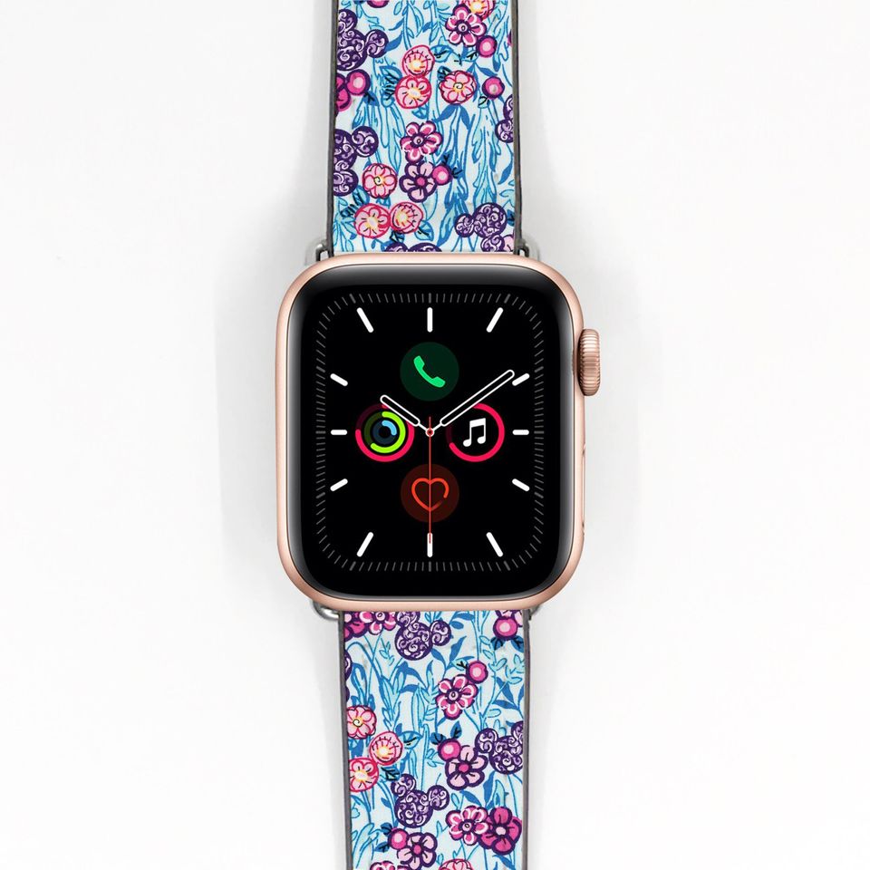 Floral Mouse Inspired Apple Watch Band