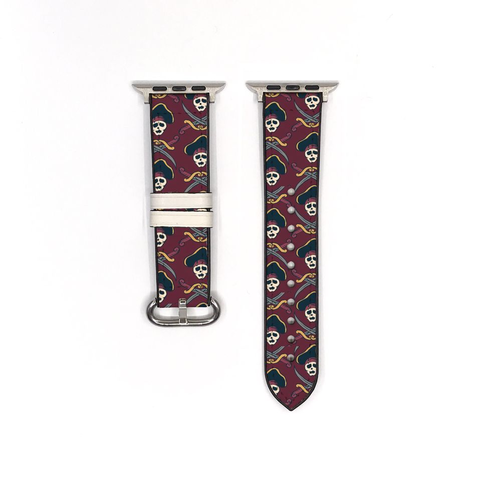 Theme Park Skull Pirates of the Caribbean Apple Watch Band