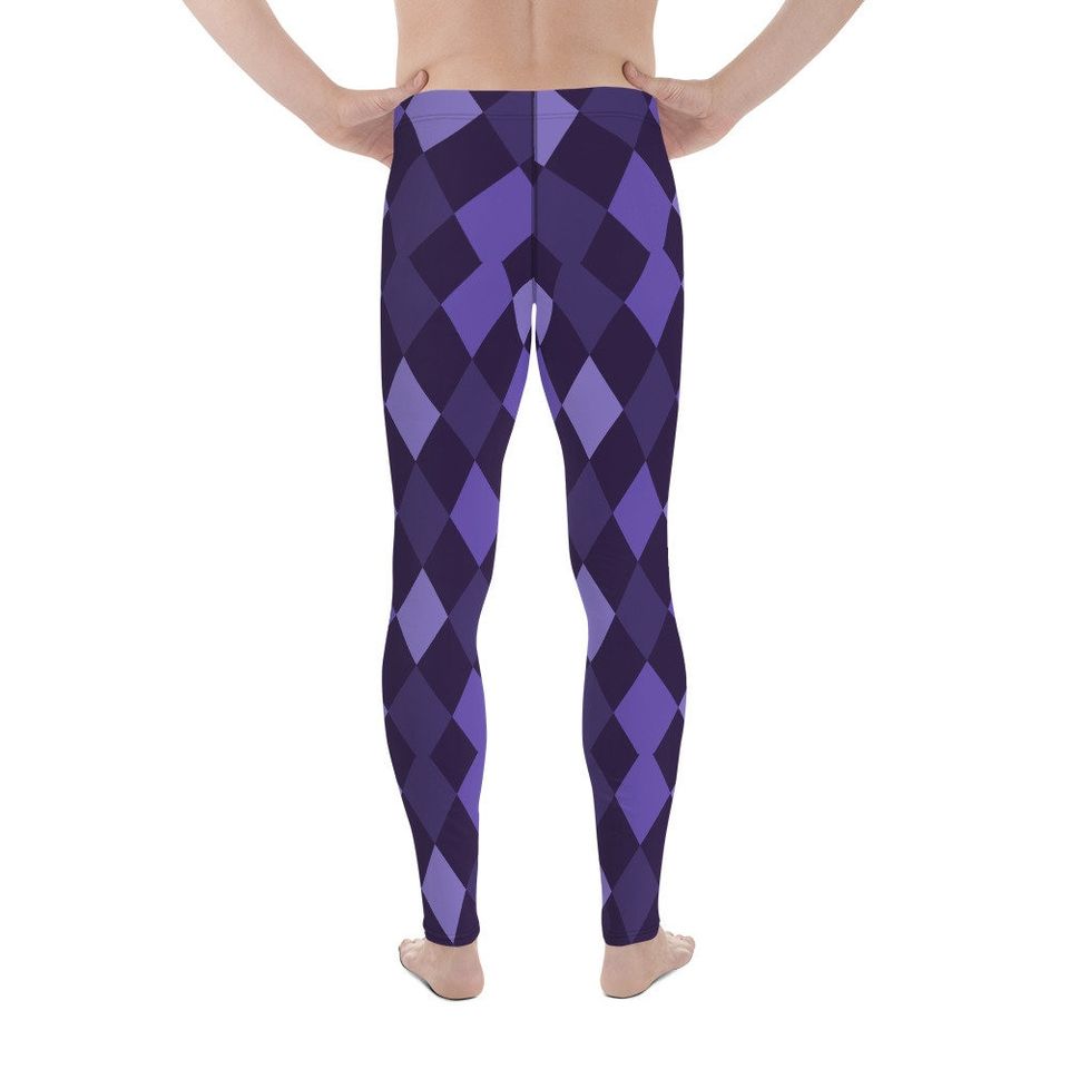 Mardi Gras Patterns Men's Leggings- Three Options