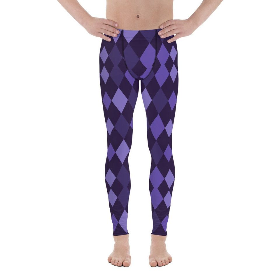 Mardi Gras Patterns Men's Leggings- Three Options