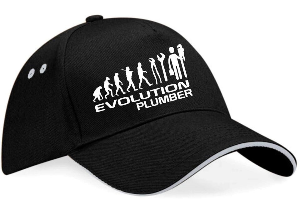 Evolution Of A Plumber Baseball Cap