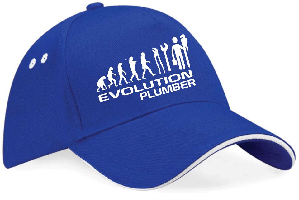 Evolution Of A Plumber Baseball Cap