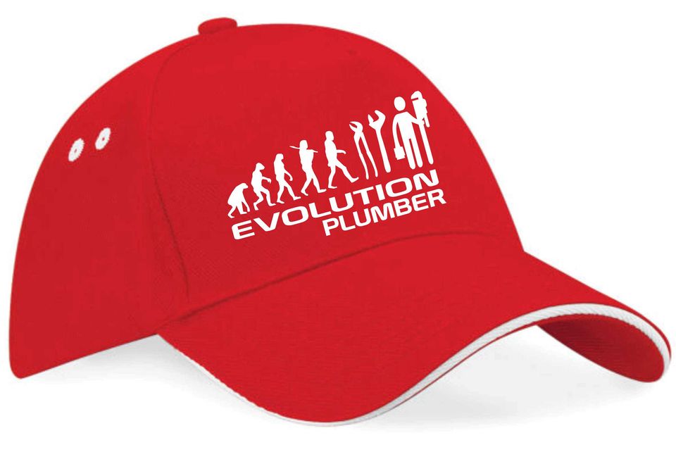 Evolution Of A Plumber Baseball Cap