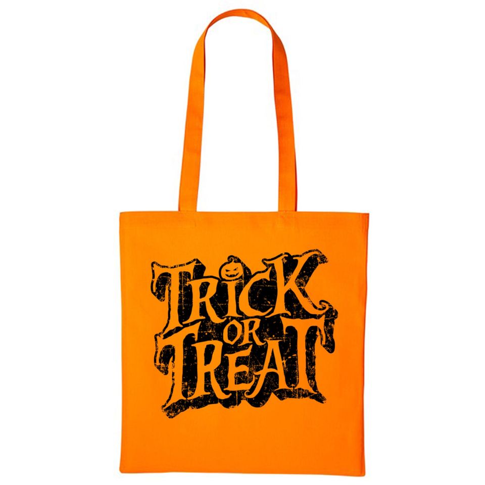 Custom Trick or Treat Bag Halloween Gift for Kids, Personalized Basket
