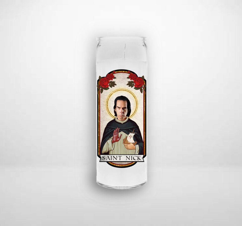 Nick Cave Saint Nick Prayer Candle