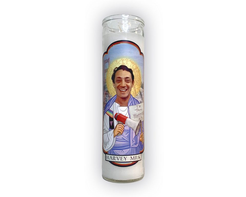 Harvey Milk Saint Prayer Candle