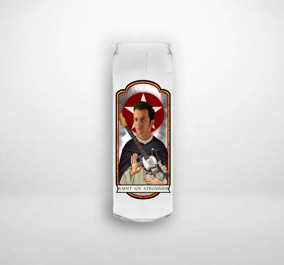 Joe Strummer Prayer Candle