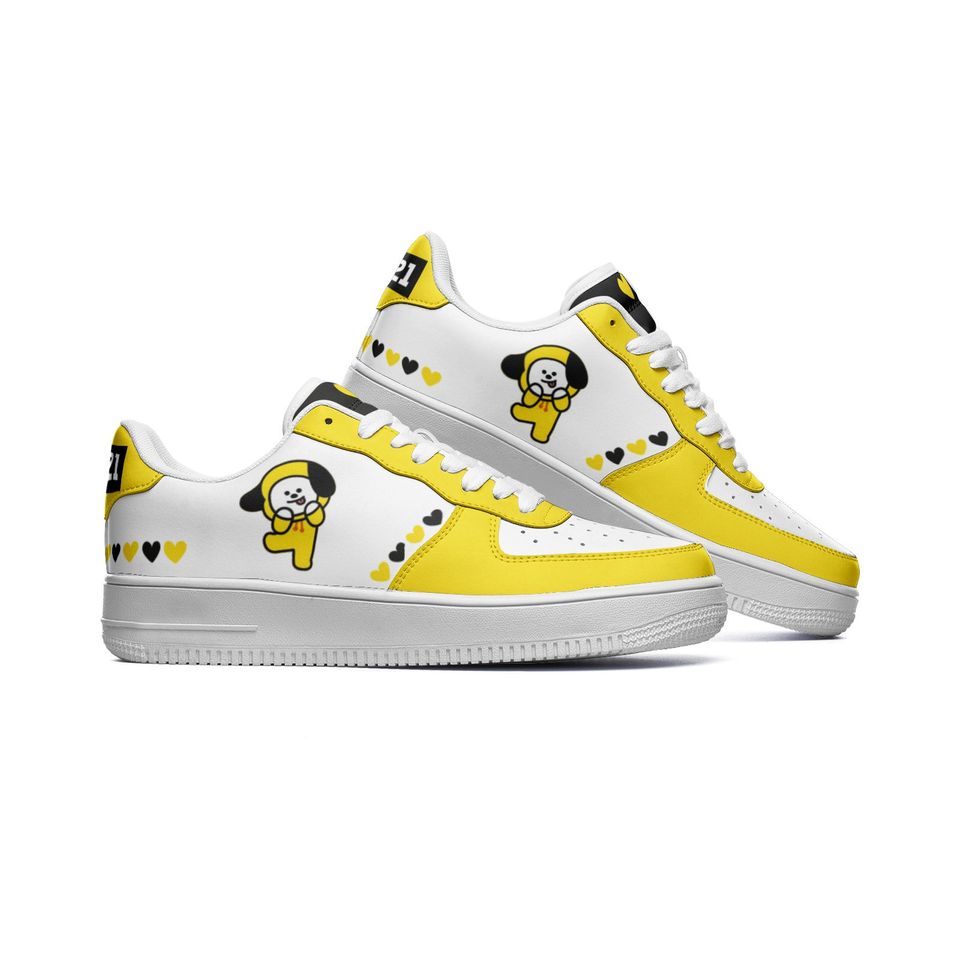 BT21 Chimmy Unisex Low Top Leather Sneakers