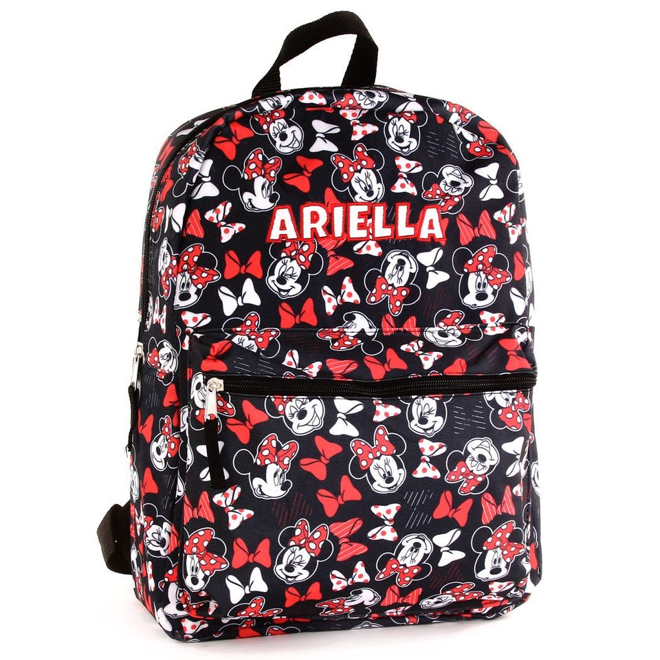 Personalized Embroidered Disney Minnie Mouse Backpack