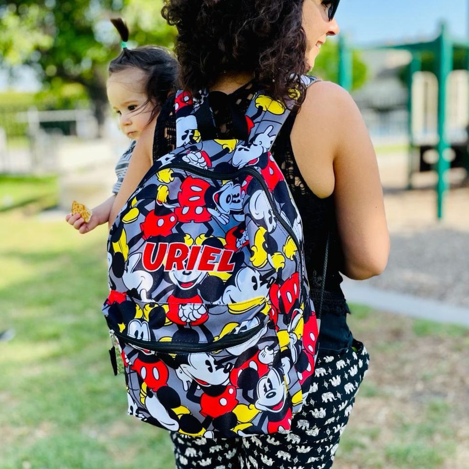 Personalized Embroidered Disney Mickey Mouse Backpack