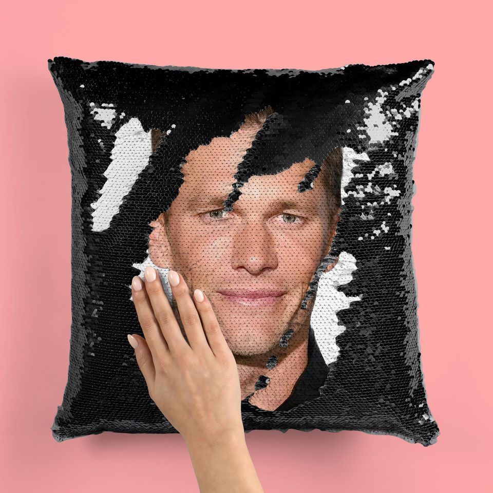 TOM BRADY - Fan  Sequin Pillow