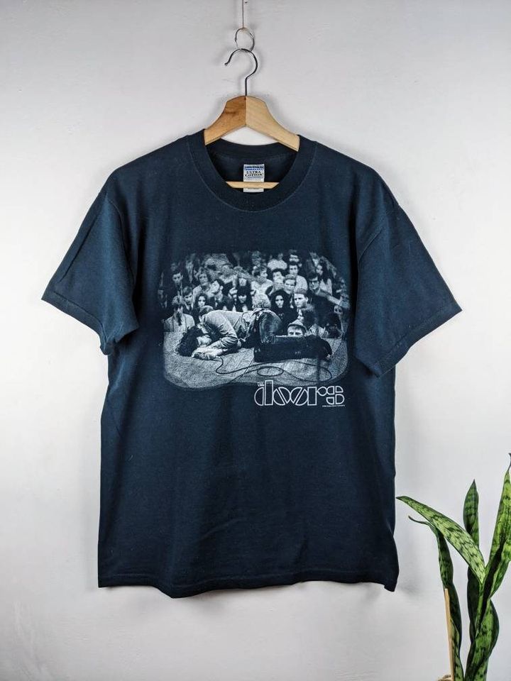 Vintage The Doors Jim Morrison Merch T-shirt Double Side
