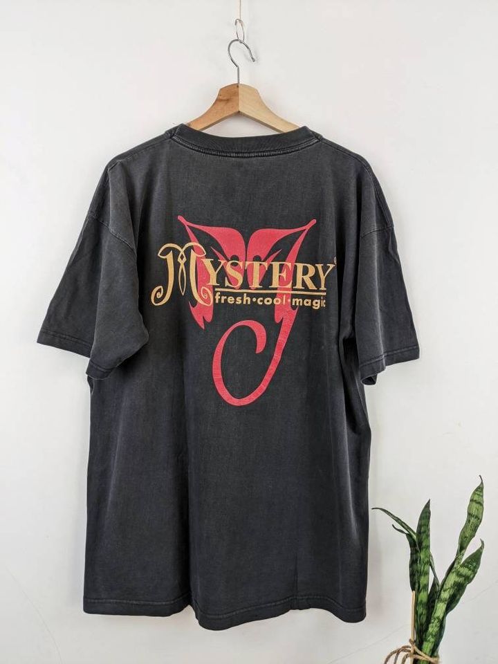 Vintage Michael Jackson Mystery Merch T-shirt Double Side Fade