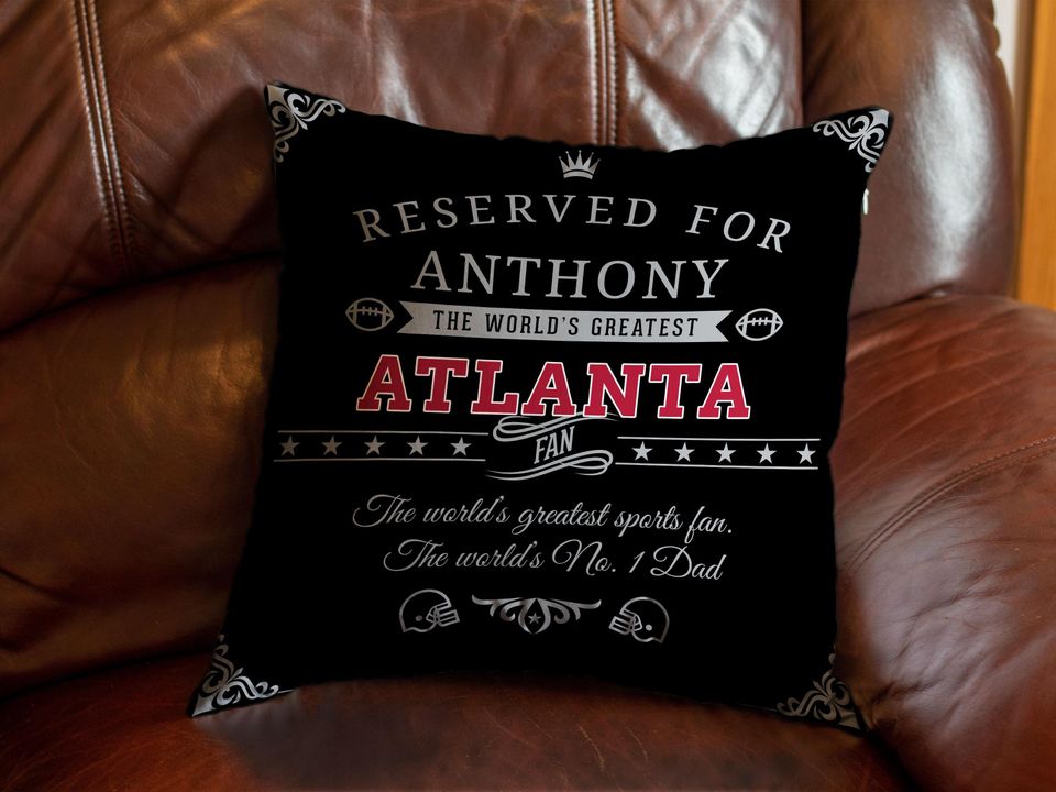 Personalized Atlanta Falcons Pillow Case: Custom Football Fan Gift