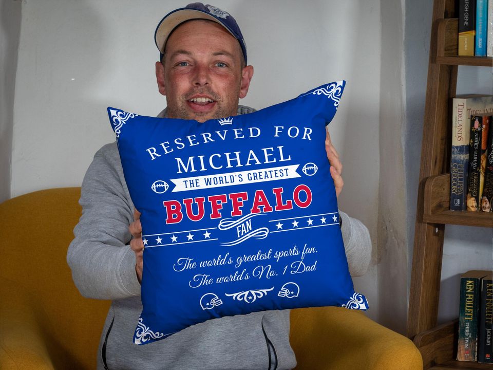 Personalized Buffalo Football Pillow Case: Custom Fan Gift