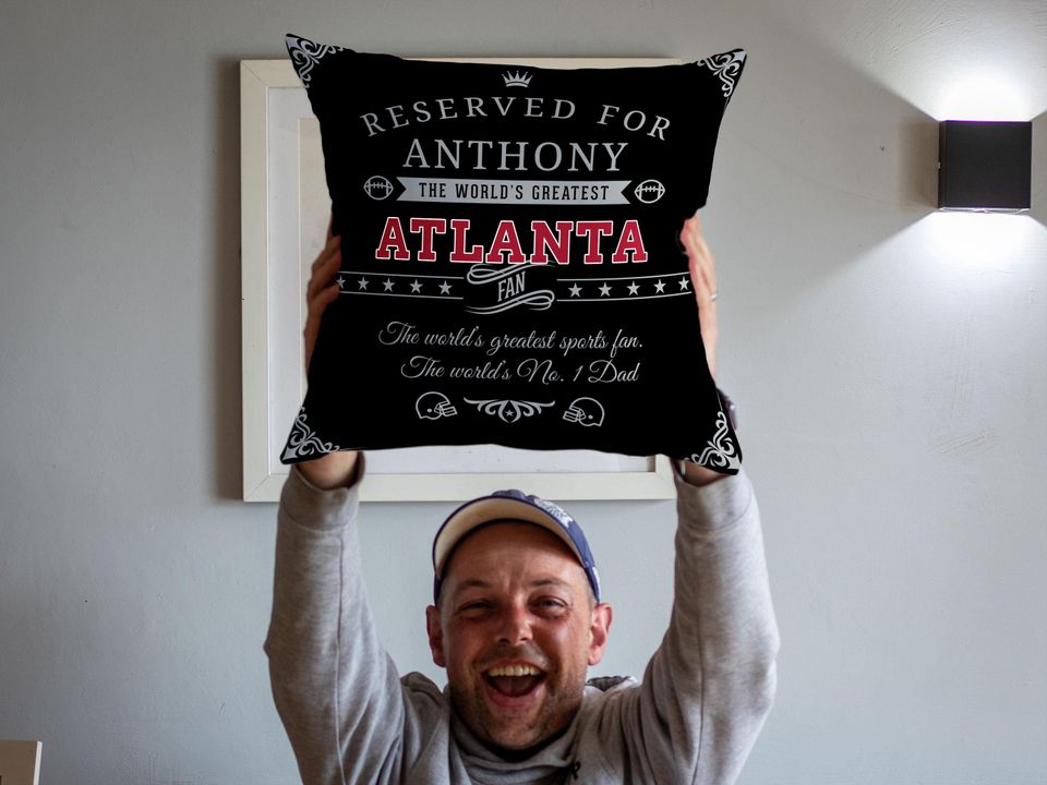 Personalized Atlanta Falcons Pillow Case: Custom Football Fan Gift
