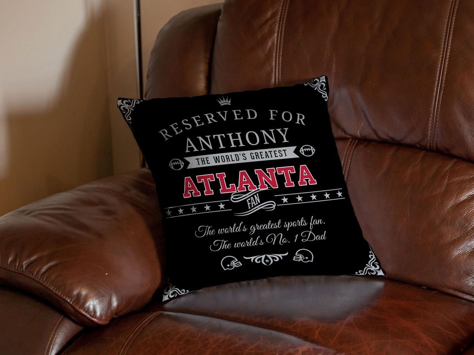 Personalized Atlanta Falcons Pillow Case: Custom Football Fan Gift