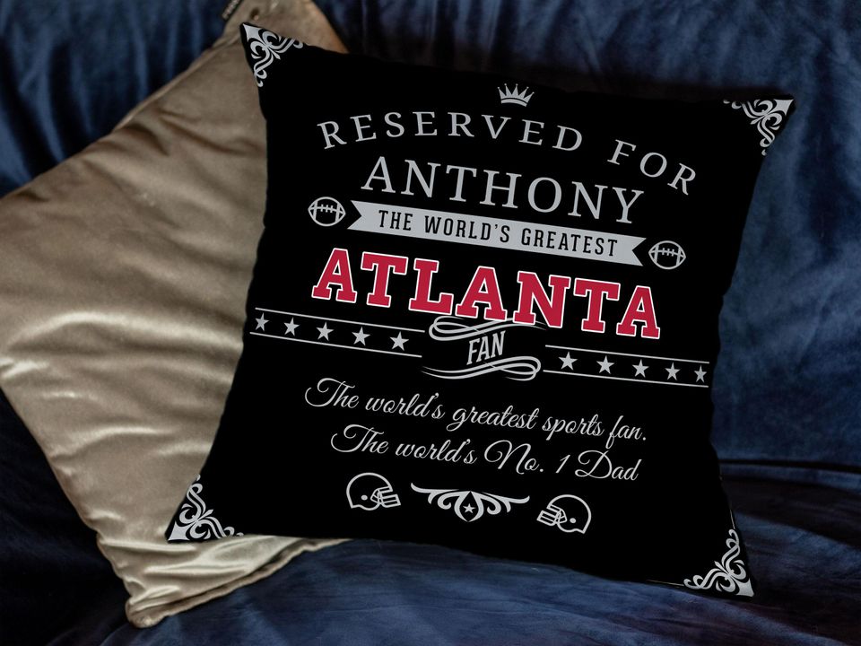 Personalized Atlanta Falcons Pillow Case: Custom Football Fan Gift