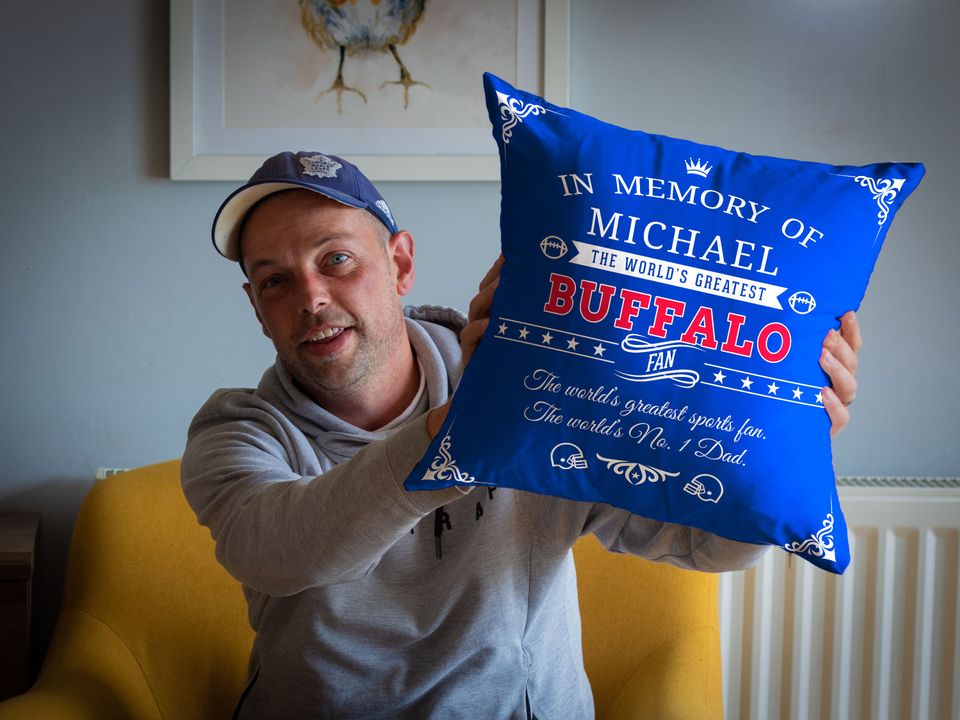 Buffalo Bills Memorial Pillow, Custom Fan Gift