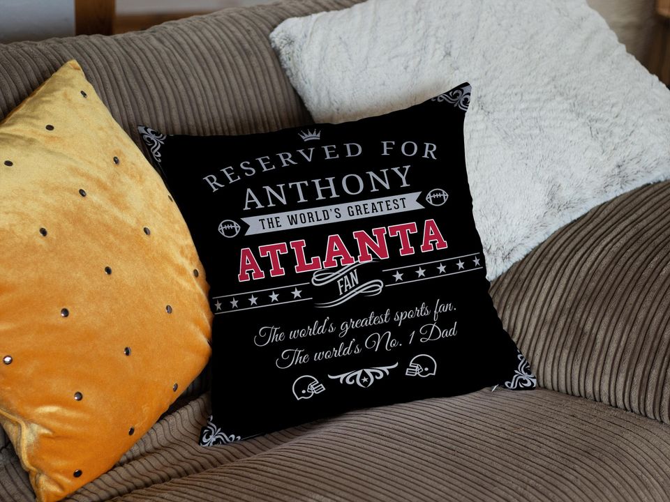 Personalized Atlanta Falcons Pillow Case: Custom Football Fan Gift