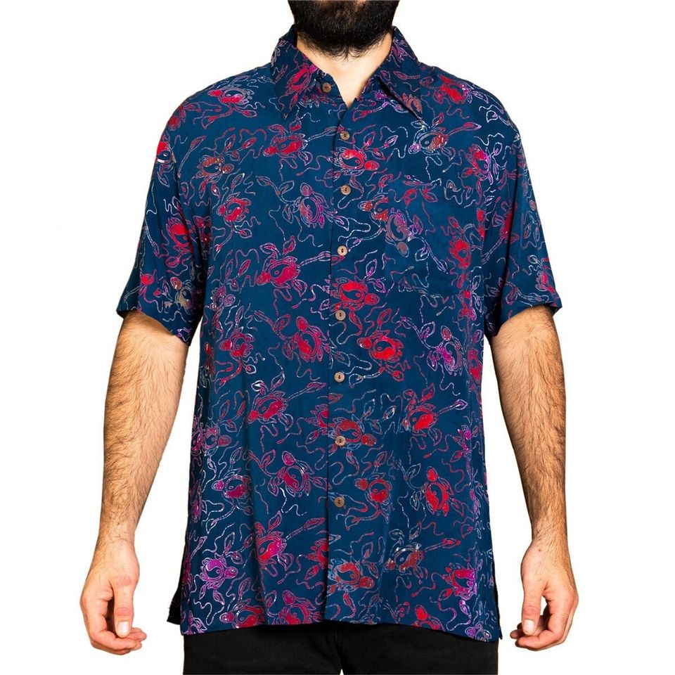 SHIRT batik design with collar | 100% natural viscose