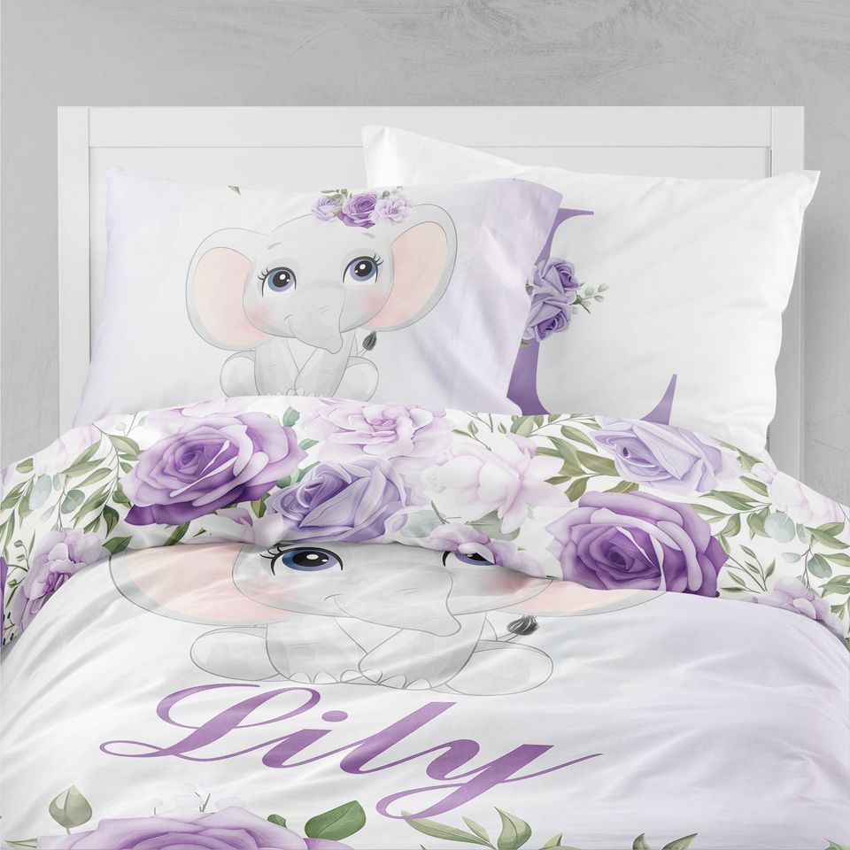 Elephant Twin Bedding Set