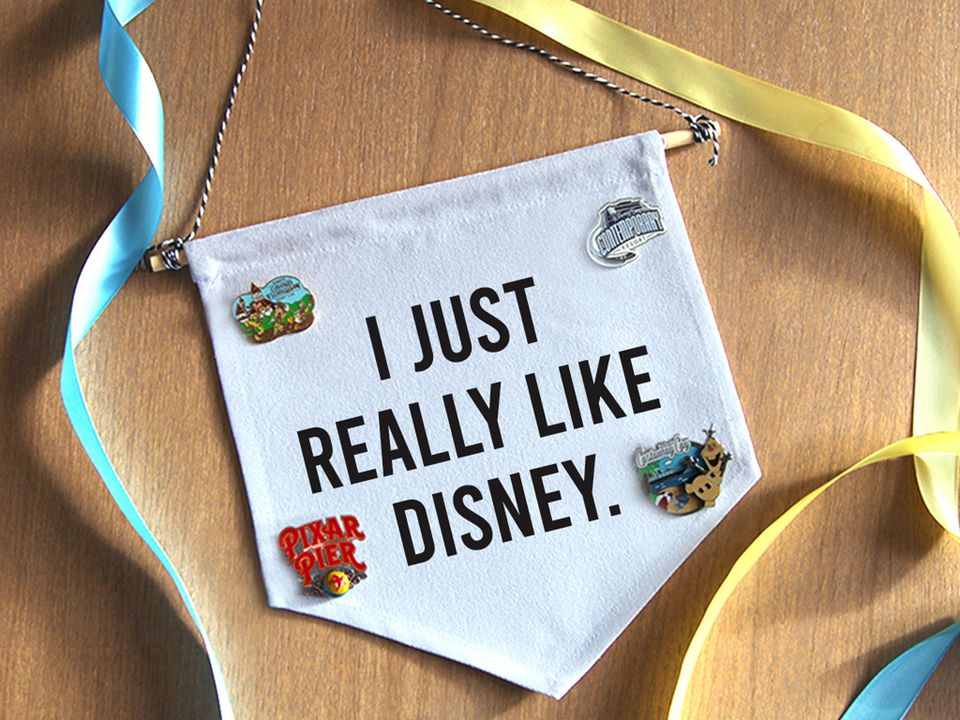 I just really like Disney Pennant Flag