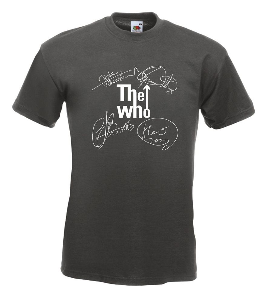 The Who Autographs T Shirt